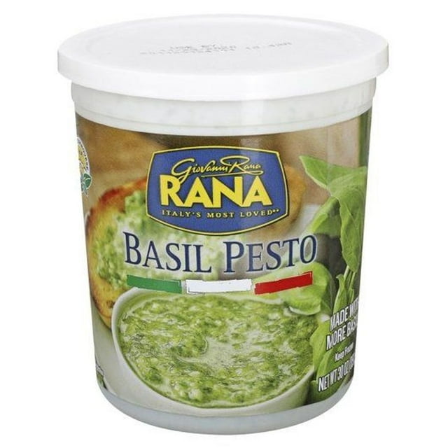 Rana Meals Solutions Imported DOP Genovese Basil Pesto Sauce, Nut-Free