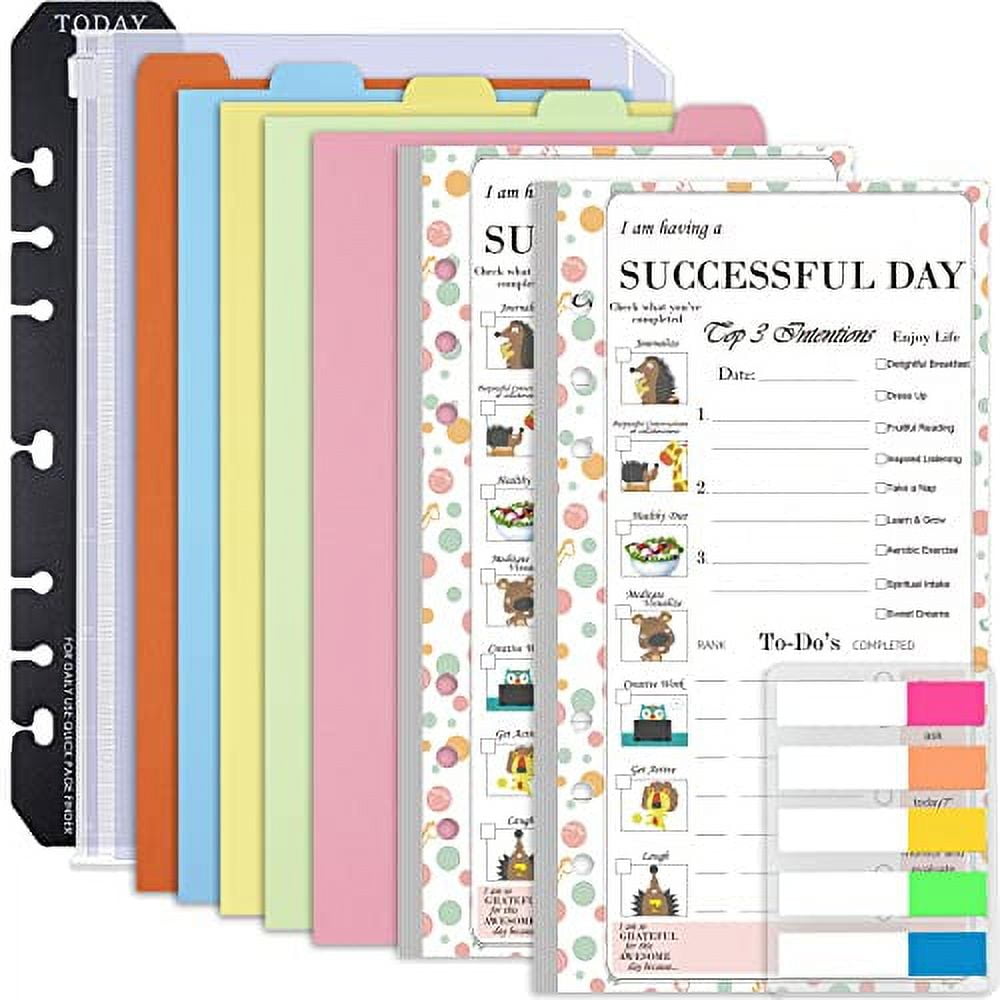 Rancco A6 Planner Inserts Daily Planner To Do List Refills, 90 Pc 6