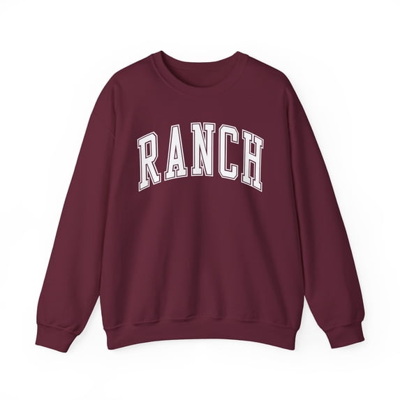 Ranch Dressing Sweatshirt Gifts Crew Neck Shirt Long Sleeve Unisex