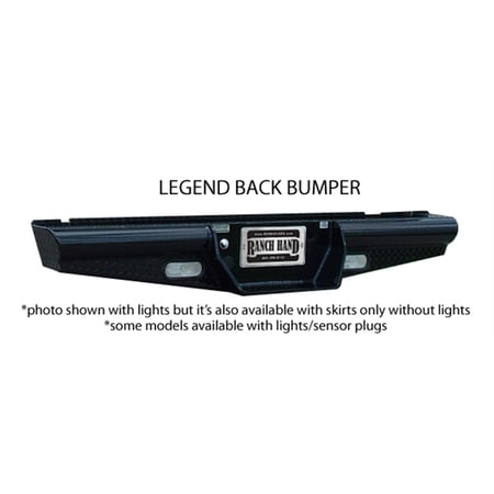 Ranch Hand BBC110BLSL Legend Series Rear Bumper Fits select: 2011-2014 CHEVROLET SILVERADO, 2011-2014 GMC SIERRA
