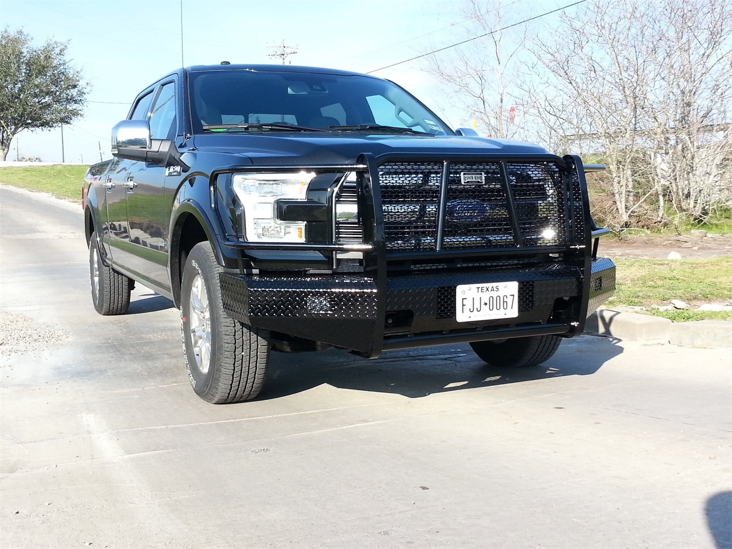 Ranch Hand FSF15HBL1 Summit Series Front Bumper; Retains Factory Tow ...