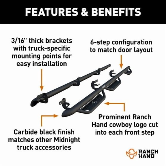 Ranch Hand MRSD101M6B6S Midnight Series STEP TRUCK