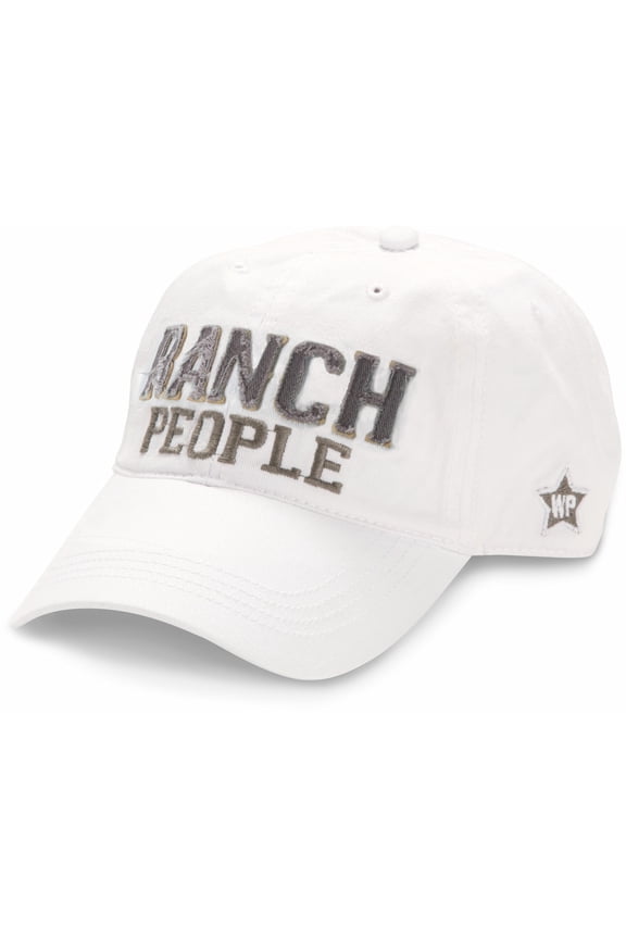 Ranch People - White Adjustable Hat