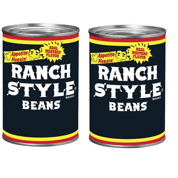 Ranch Style Canned Pinto Beans, Real Western Flavor, 15 oz, 2 Pack