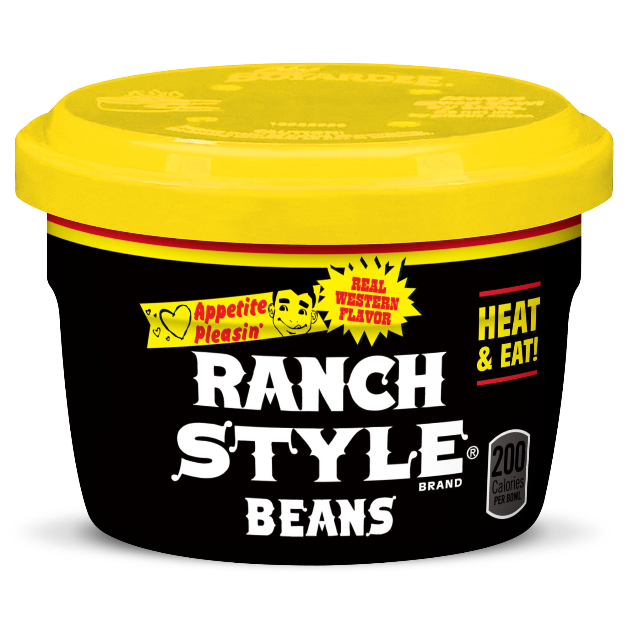 Beansページ　qm Ranch Style Pinto Beans Microwavable Cups, 7.25 oz. - Walmart.com