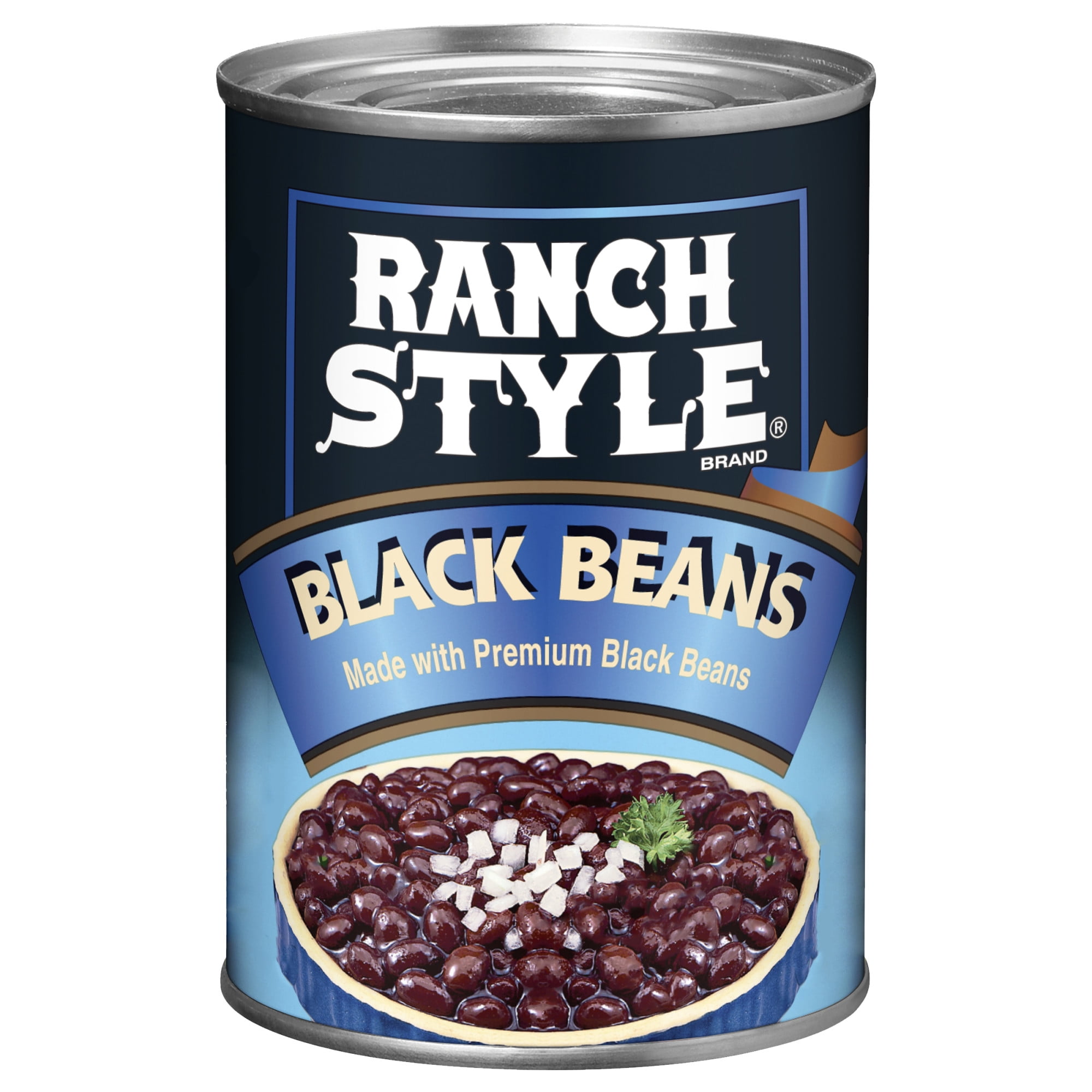 Ranch Style Premium Black Beans, Canned Beans, 15 oz.