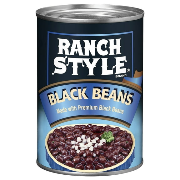 Ranch Style Premium Black Beans, Canned Beans, 15 oz.