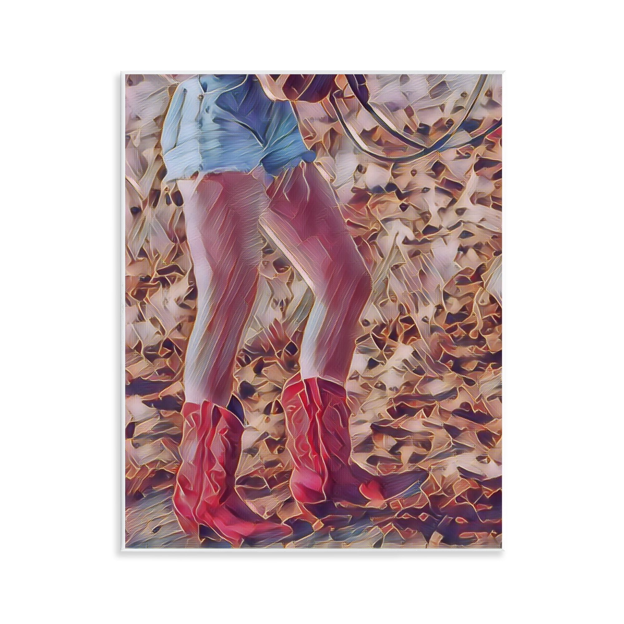Rancher Gal Cowgirl Wall Plaque Art, design by Jesse Keith
