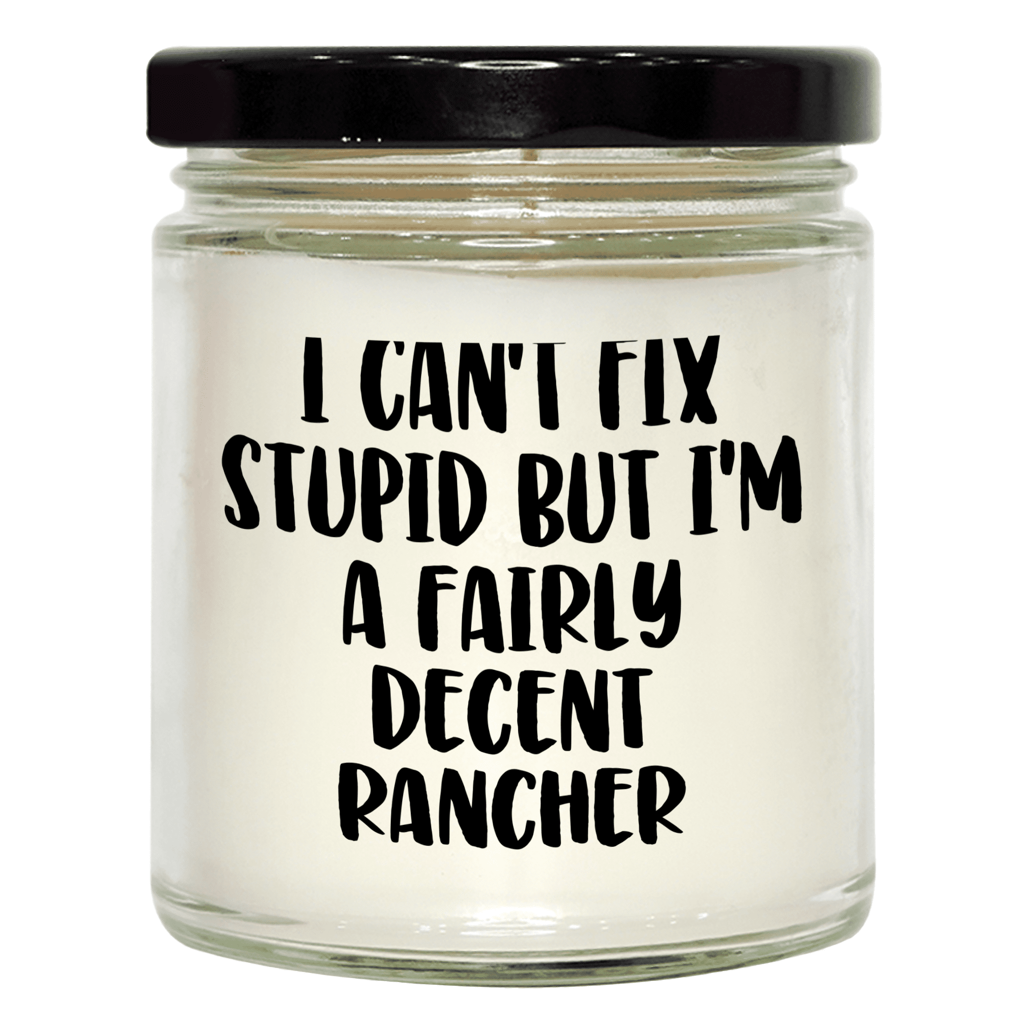 Confused Rancher Rancher Gifts, Funny Quote, 9oz Vanilla Soy Candle, Birthday Unique ...