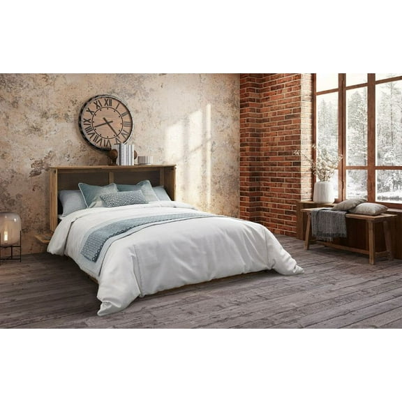 Ranchero Cabinet Murphy Bed with Gel Memory Foam Mattress