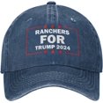 Ranchers for Trump 2024 Cap Women Baseball Caps Graphic Hat