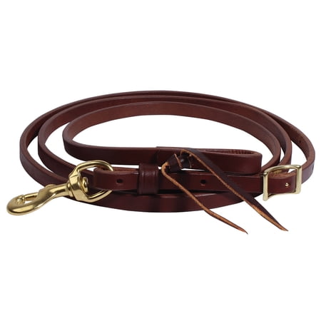 Ranchhand Heavy Oil Harness Leather Roping Reins