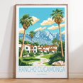 thumbnail image 1 of Rancho Cucamonga California Travel Poster, California Travel Poster, Rancho Cucamango Travel Wall Art, Home Decor, Birthday Gifts Wall Art, Modern Wall Decor For Living Room Bedroom, 12x18 UNFRAMED, 1 of 3
