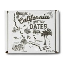 Rancho Meladuco Date Farm California-Grown Medjool Dates, Whole Un-Pitted, 1 lb. Box