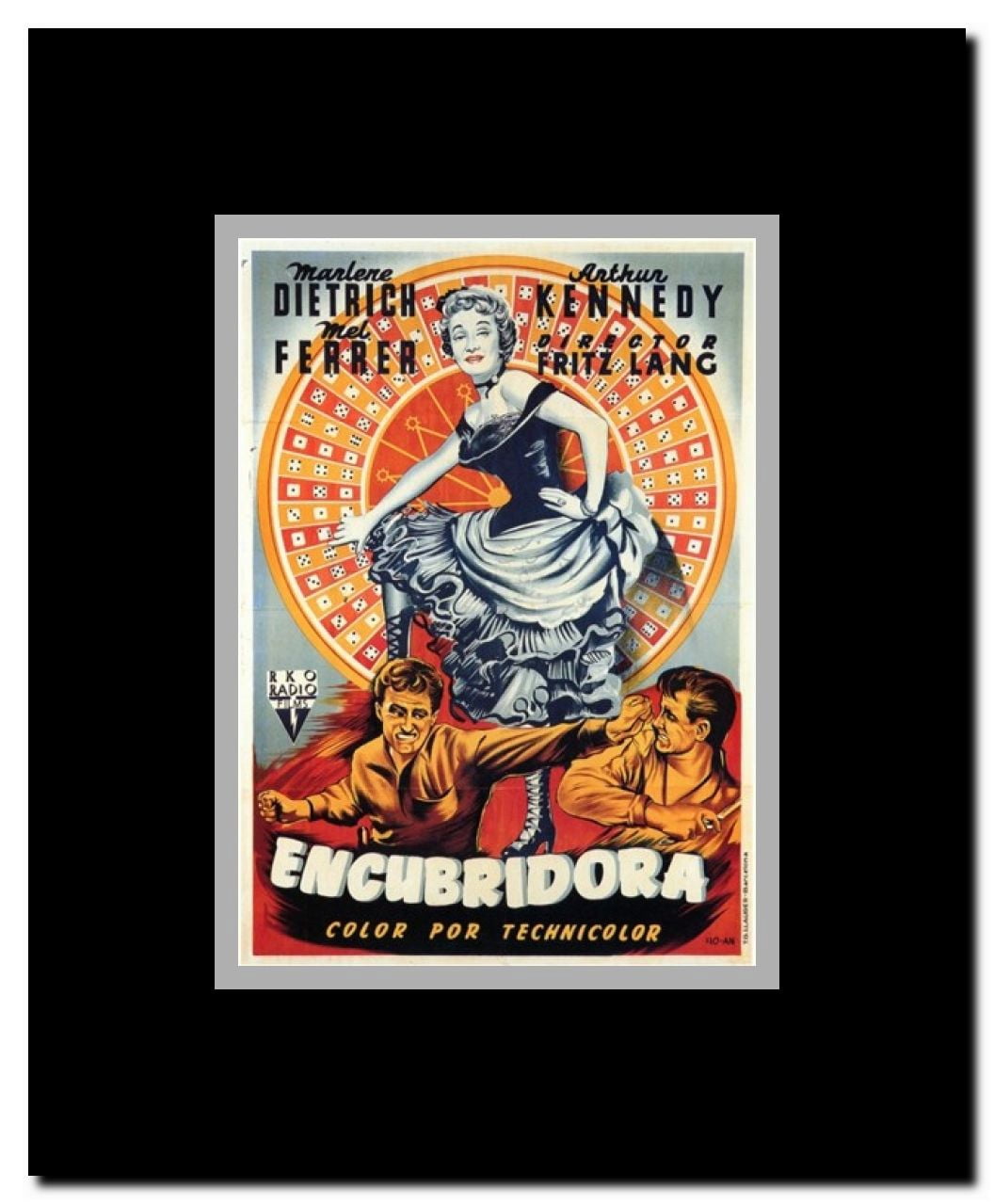 Rancho Notorious Framed Movie Poster