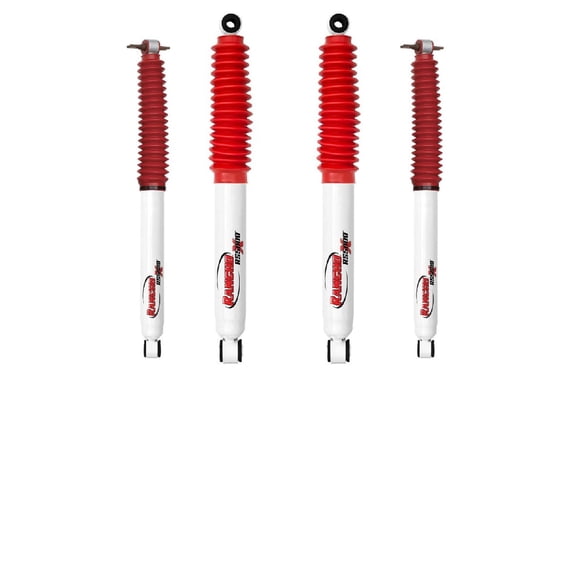 Rancho RS55150 RS55190 RS5000X Series Front and Rear Shocks for 1988-1999 K1500 K2500 K3500 Trucks with 0" Lift