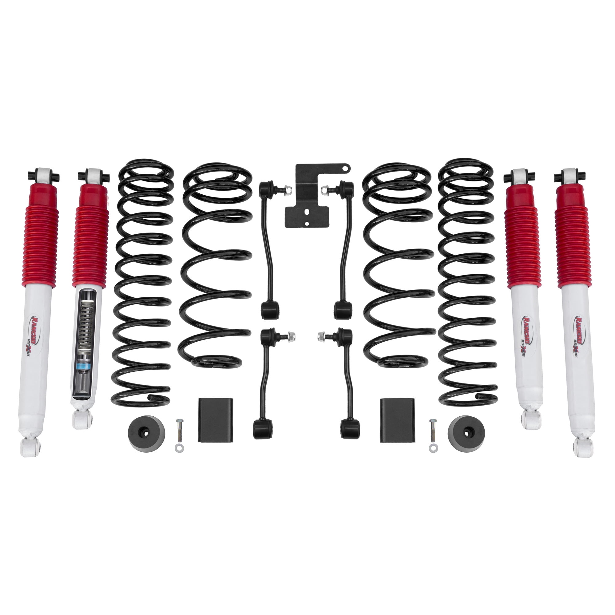 Rancho RS66124BR5 Suspension Kit Fits select: 2021 JEEP WRANGLER UNLIMITED SPORT, 2018-2019 JEEP WRANGLER UNLIMITED SAHARA