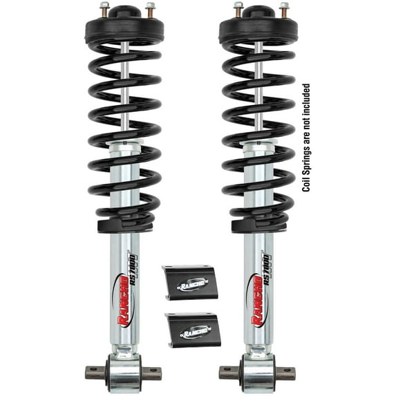 Rancho RS66503R7 Suspension 2" Level It System Front Shocks For 09-13 Ford F150 Fits select: 2013 FORD F150 SUPER CAB, 2010 FORD F150 SUPERCREW