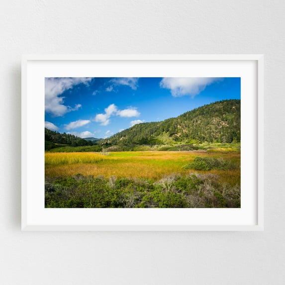 Rancho del Oso - Santa Cruz California Photography White Framed Wall Art Print 16 x 24 inches