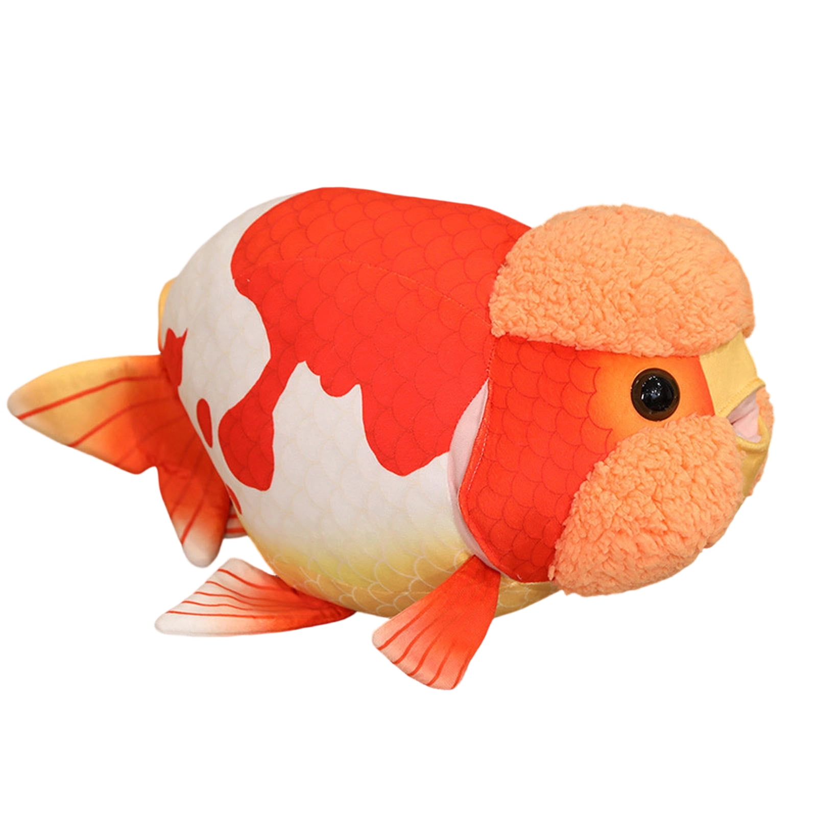 Ranchu Goldfish Plush Toy Pillow, Lifelike 3D Carp Plushies Cushion ...