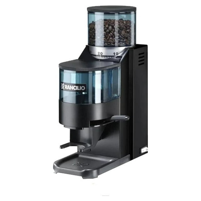 Rancilio HSD-Roc-SS Rocky Espresso Coffee Grinder with Doser Chamber-Black