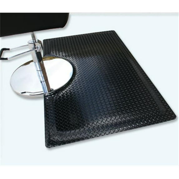 Ranco Industries SS-3648SDS Sport Salon 3 ft. x 4 ft. x 1 in. Semi-Circle Black