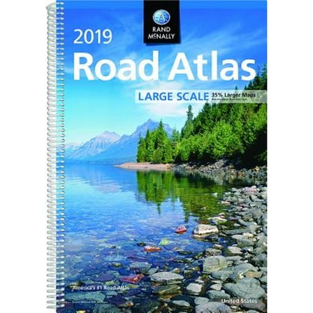 Pre-Owned Rand McNally 2019 Large Scale Road Atlas (Paperback) 0528019635 9780528019630