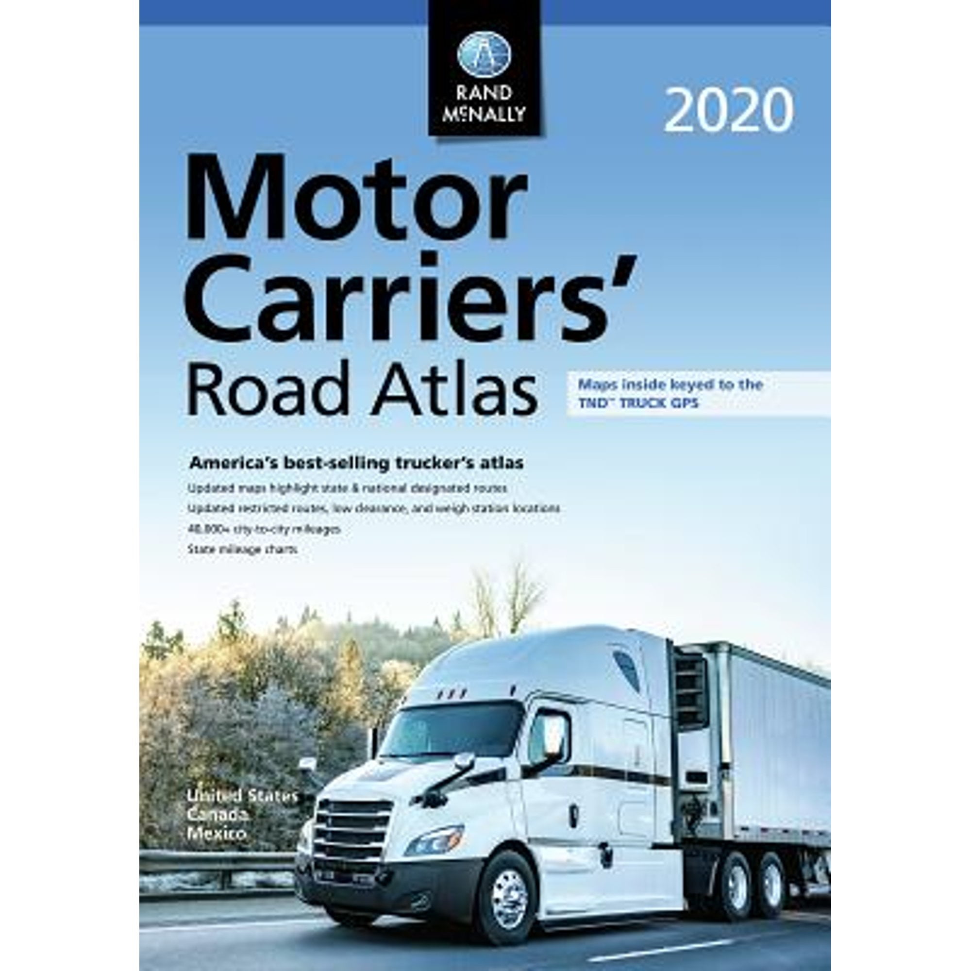 Pre-Owned Rand McNally 2020 Motor Carriers' Road Atlas, 9780528021121, Paperback,