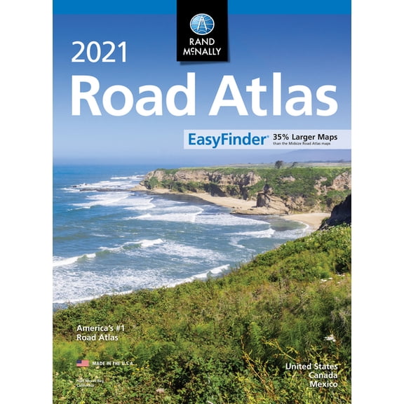 Pre-Owned Rand Mcnally 2021 Easyfinder Midsize Road Atlas (Paperback)