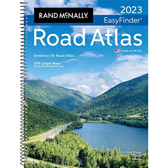 Pre-Owned Rand McNally 2023 Easyfinder(r) Midsize Road Atlas (Paperback)