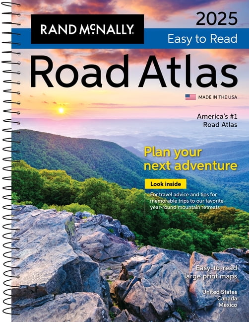 Rand McNally 2025 EasyToRead Midsize Road Atlas (Paperback)