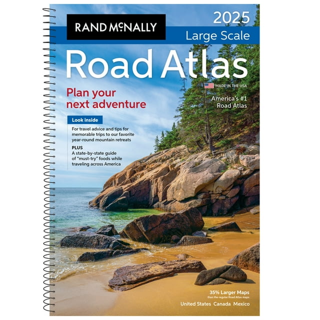 Rand McNally 2025 Large Scale Road Atlas (Paperback)