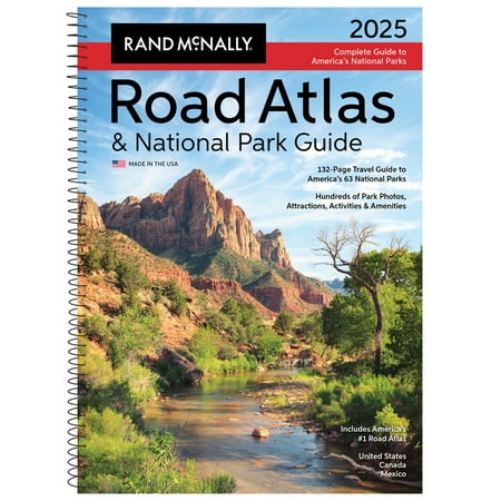 Rand McNally 2025 Road Atlas & National Park Guide (Hardcover)
