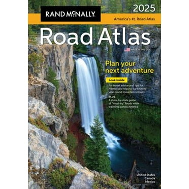 Pre-Owned Rand McNally 2025 Road Atlas: United States, Canada, Mexico (Rand McNally Road Atlases), 9780528027581, 0528027581, Paperback, Updated edition