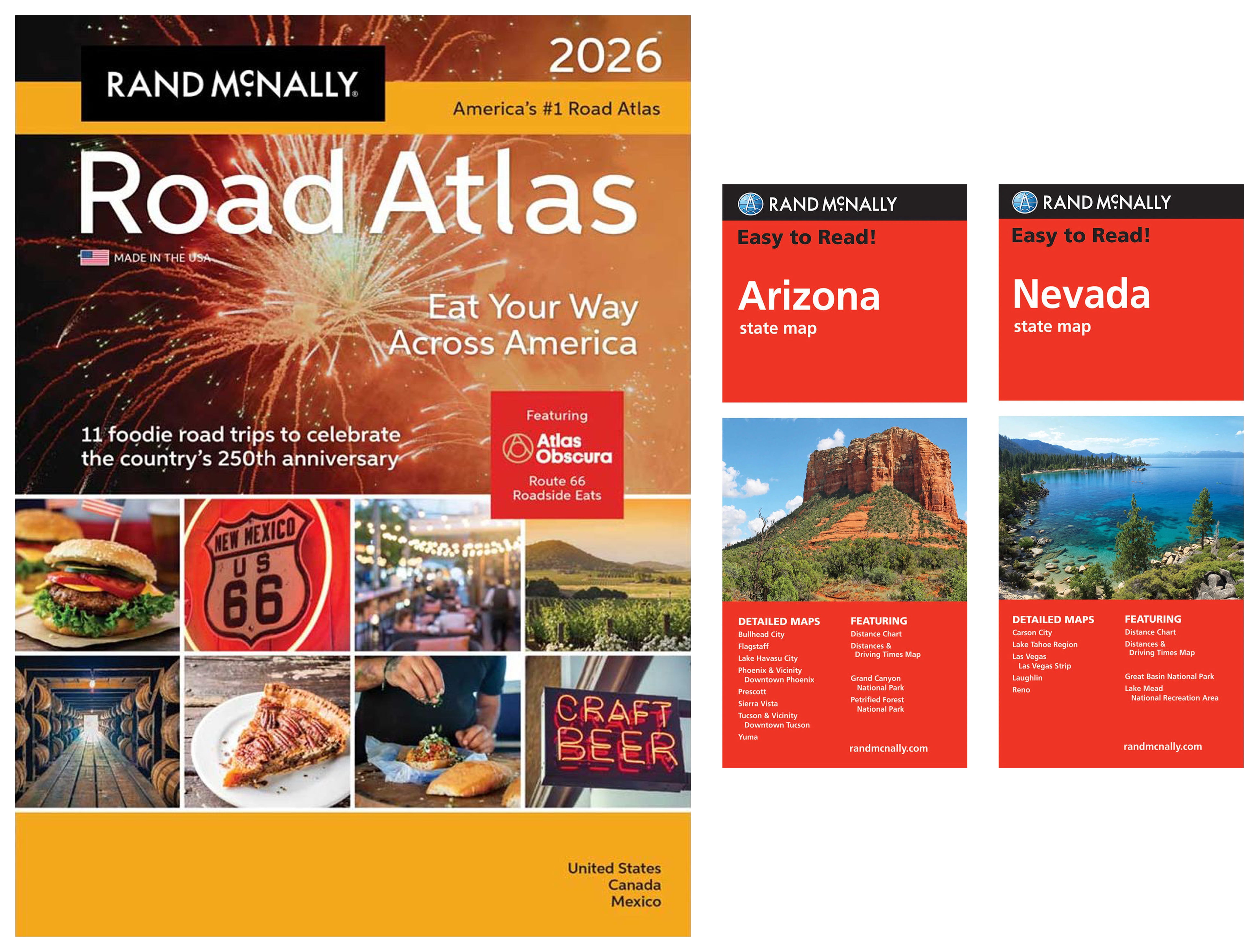 Rand McNally 2026 Road Atlas with - Rand McNally 2026 Road Atlas With Easy To Read Arizona Nevada State Maps 14ed2e1e Ad29 492f 8db0 25098d98ad35.33594c0272b6480c63116a2ab13b41b0 