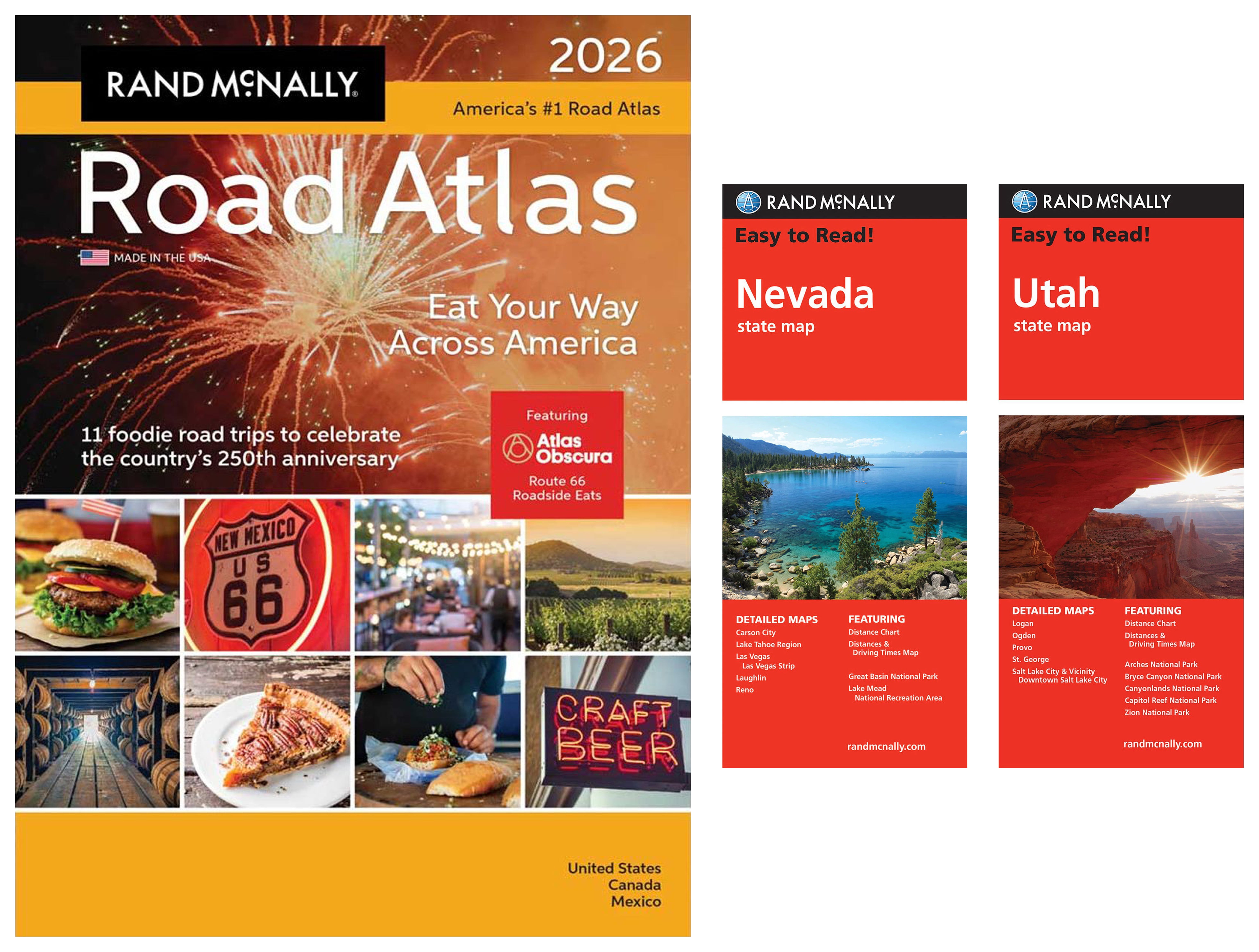 Rand McNally 2026 Road Atlas with - Rand McNally 2026 Road Atlas With Easy To Read Nevada Utah Maps 94236868 13d0 4cca A5a7 41388dee5849.7c4e5877007b58230924a7e24016dfda 