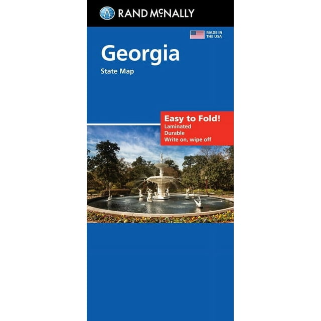 Rand McNally Easy to Fold: Georgia State Laminated Map (Paperback
