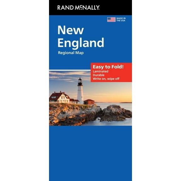 Rand McNally Easy to Fold: New England Laminated Map, (Paperback)