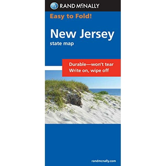 Pre-Owned Rand McNally Easy to Fold: New Jersey (Laminated Fold Map) Paperback