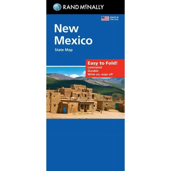 Rand McNally Easy to Fold: New Mexico State Laminated Map, (Paperback)