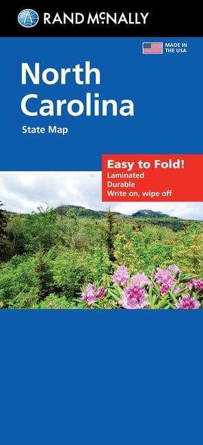 Rand McNally Easy to Fold: North Carolina Laminated Map, (Paperback)