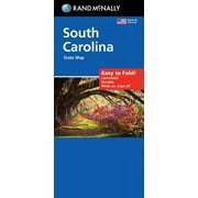 Rand McNally Easy to Fold South Carolina State Laminated Map, Paperback