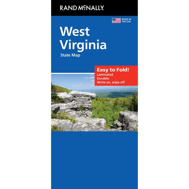 Rand McNally Folded Map Set: Virginia & West Virginia - Detailed Road Maps With Driving Times & Mileage
