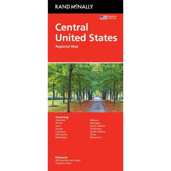 Rand McNally Easy to Read: Central United States Folded Map, (Paperback)