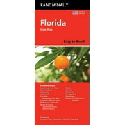 Rand McNally Easy to Read Florida State Map, Paperback