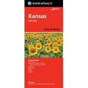 Rand McNally Easy to Read Folded Map Kansas State Map, Paperback