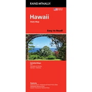 Rand McNally Easy to Read Hawaii State Map, Paperback