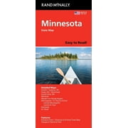 Rand McNally Easy to Read Minnesota State Map, Paperback