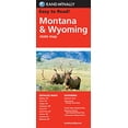 thumbnail image 1 of Pre-Owned Rand McNally Easy to Read Montana/ Wyoming State Map Paperback, 1 of 1