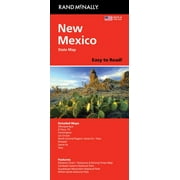 Rand McNally Easy to Read New Mexico State Map, Paperback